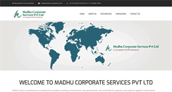 Desktop Screenshot of madhuconsultancy.com